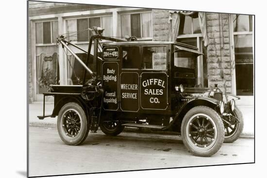 Giffel Sales Co. Wrecker Service-null-Mounted Art Print