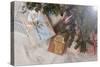 Gift Boxes under Christmas Tree, Munich, Bavaria, Germany-Dario Secen-Stretched Canvas