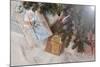 Gift Boxes under Christmas Tree, Munich, Bavaria, Germany-Dario Secen-Mounted Photographic Print