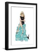 Gift Girl III-Martina Pavlova-Framed Art Print