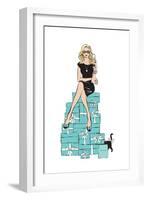 Gift Girl III-Martina Pavlova-Framed Art Print