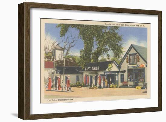 Gift Shop, Alton Bay, New Hampshire-null-Framed Art Print