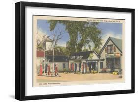 Gift Shop, Alton Bay, New Hampshire-null-Framed Art Print