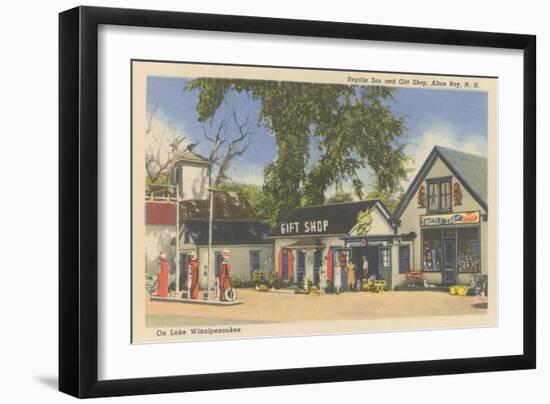 Gift Shop, Alton Bay, New Hampshire-null-Framed Art Print