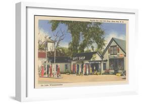 Gift Shop, Alton Bay, New Hampshire-null-Framed Art Print