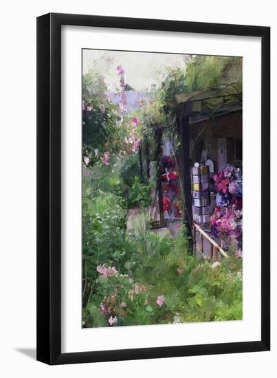 Gift Shop at Giverny-Sarah Butcher-Framed Art Print