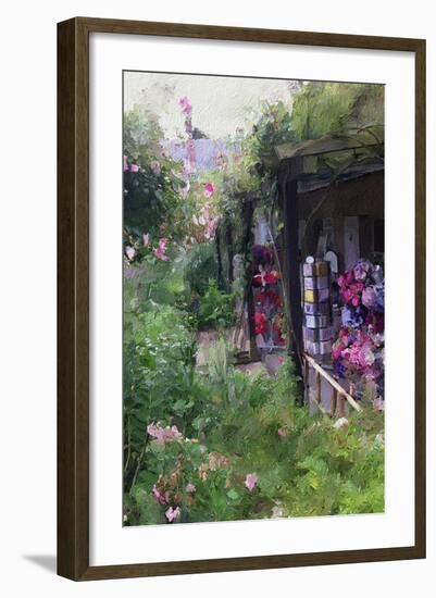 Gift Shop at Giverny-Sarah Butcher-Framed Art Print