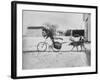 Gifted Grade School Pupil Barry Wichman Taking a Job as a Newspaper Boy-Grey Villet-Framed Photographic Print