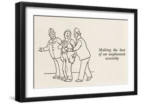 Gifts for Vagrants-William Heath Robinson-Framed Art Print