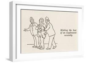 Gifts for Vagrants-William Heath Robinson-Framed Art Print