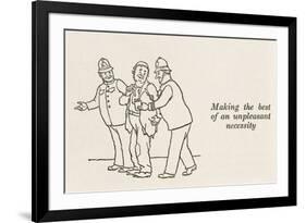 Gifts for Vagrants-William Heath Robinson-Framed Art Print