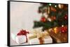 Gifts under a Christmas Tree-Klaus Tiedge-Framed Stretched Canvas