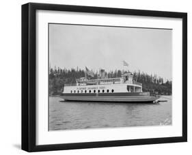 Gig Harbor Ferry "Defiance" (April 1, 1927)-Marvin Boland-Framed Giclee Print