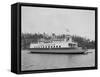 Gig Harbor Ferry "Defiance" (April 1, 1927)-Marvin Boland-Framed Stretched Canvas