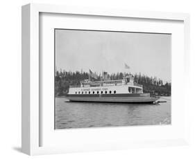 Gig Harbor Ferry "Defiance" (April 1, 1927)-Marvin Boland-Framed Giclee Print