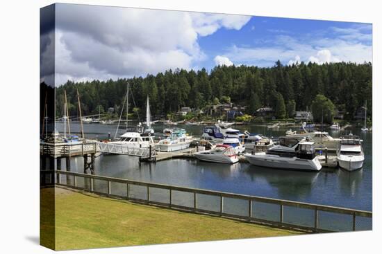 Gig Harbor Marina, Tacoma, Washington State, United States of America, North America-Richard Cummins-Stretched Canvas