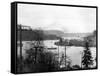 Gig Harbor & Mt. Tacoma, Dec. 26, 1926-Marvin Boland-Framed Stretched Canvas