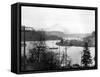 Gig Harbor & Mt. Tacoma, Dec. 26, 1926-Marvin Boland-Framed Stretched Canvas