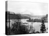 Gig Harbor & Mt. Tacoma, Dec. 26, 1926-Marvin Boland-Stretched Canvas