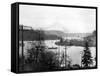 Gig Harbor & Mt. Tacoma, Dec. 26, 1926-Marvin Boland-Framed Stretched Canvas