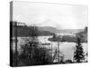 Gig Harbor & Mt. Tacoma, Dec. 26, 1926-Marvin Boland-Stretched Canvas