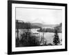 Gig Harbor & Mt. Tacoma, Dec. 26, 1926-Marvin Boland-Framed Giclee Print