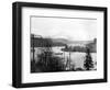 Gig Harbor & Mt. Tacoma, Dec. 26, 1926-Marvin Boland-Framed Giclee Print