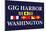 Gig Harbor, Washington - Nautical Flags-Lantern Press-Mounted Art Print