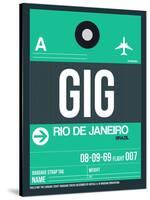 GIG Rio De Janeiro Luggage Tag 1-NaxArt-Stretched Canvas