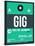 GIG Rio De Janeiro Luggage Tag 1-NaxArt-Stretched Canvas