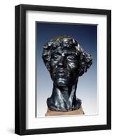 Giganti Or, Head of a Bandit, 1885-Camille Claudel-Framed Giclee Print