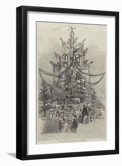 Gigantic Christmas-Tree, at the Crystal Palace, Sydenham-null-Framed Giclee Print