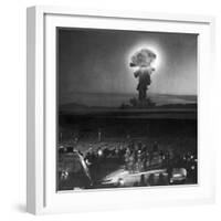 Gigantic Cloud of Radioactive Dust Rising From the Desert Floor-J^ R^ Eyerman-Framed Photographic Print