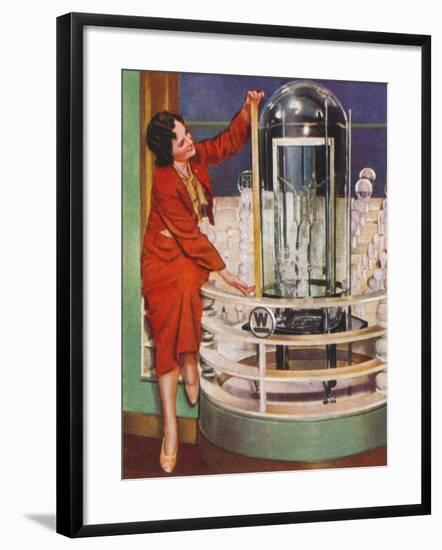 Gigantic electric lamp, 1938-Unknown-Framed Giclee Print