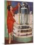 Gigantic electric lamp, 1938-Unknown-Mounted Giclee Print