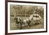 Gigantic Potatoes on Wagon-null-Framed Art Print