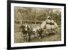 Gigantic Potatoes on Wagon-null-Framed Art Print