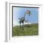 Gigantoraptor Dinosaur-null-Framed Art Print
