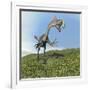 Gigantoraptor Dinosaur-null-Framed Art Print