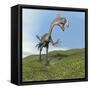 Gigantoraptor Dinosaur-null-Framed Stretched Canvas