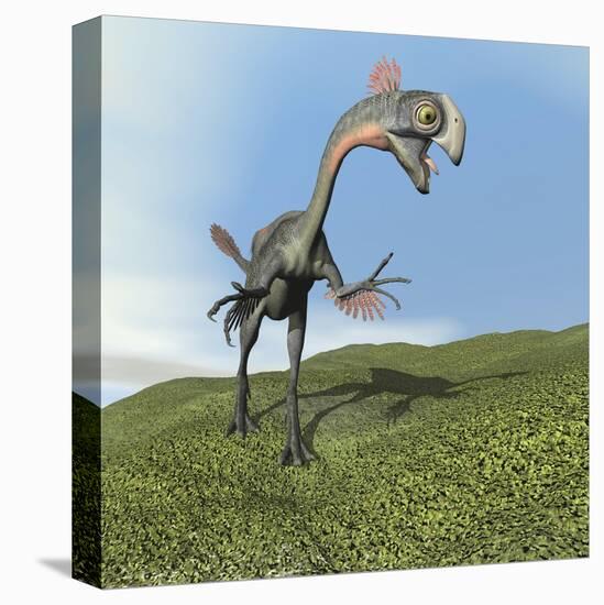 Gigantoraptor Dinosaur-null-Stretched Canvas