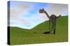 Gigantoraptor in a Grassy Field-null-Stretched Canvas