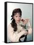 GIGI, 1958 directed by VINCENTE MINNELLI Leslie Caron (photo)-null-Framed Stretched Canvas