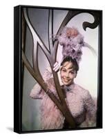 GIGI, 1958 directed by VINCENTE MINNELLI Leslie Caron (photo)-null-Framed Stretched Canvas