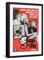 Gigi Goes to Pot-null-Framed Art Print