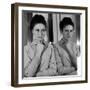 Gigliola Cinquetti with Her Arms Folded-null-Framed Photographic Print