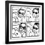 Gil, July 14, 1988-Keith Haring-Framed Giclee Print