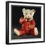 Gilbert, a Rare Steiff Dolly Bear with a Red Mohair Body and a White Face-Steiff-Framed Giclee Print