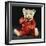 Gilbert, a Rare Steiff Dolly Bear with a Red Mohair Body and a White Face-Steiff-Framed Giclee Print