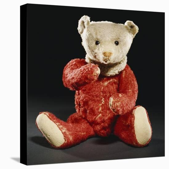 Gilbert, a Rare Steiff Dolly Bear with a Red Mohair Body and a White Face-Steiff-Stretched Canvas